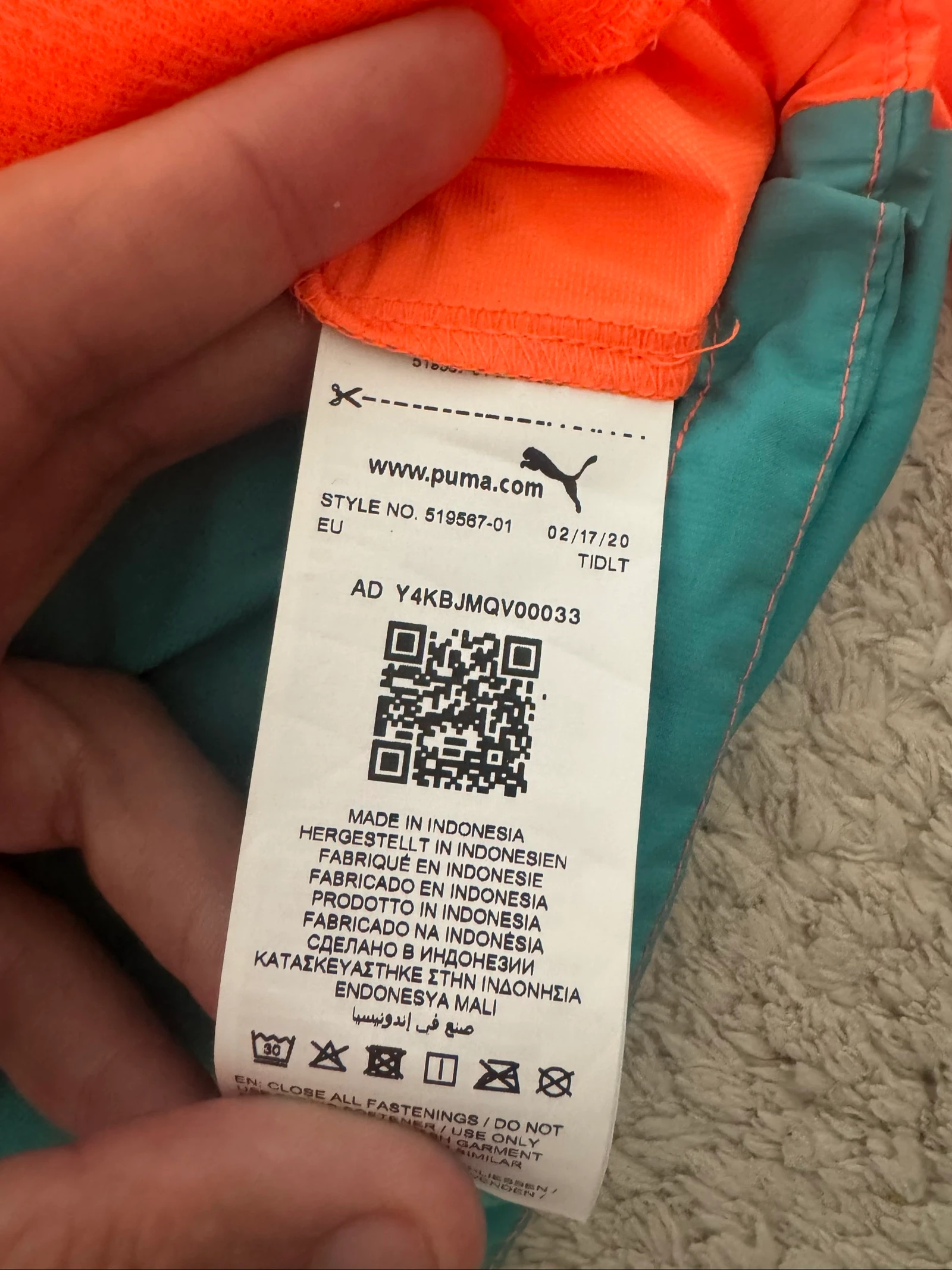 Puma Cropped Windbreaker Zomer Vintage Jas Dames M Hardlopen Colorblock Lichtgewicht – photo 7
